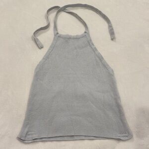 Women's Light Gray Halter Top